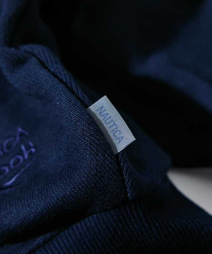 Reebok × NAUTICA 限定 聯名LOGO短版拉鍊連帽外套【預約商品 | 2025/10下旬出貨】