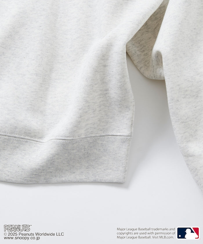 FREAK'S STORE X MLB x PEANUTS Oversized Sweatshirt with Back Print / Dodgers 限定聯名寬版大學T