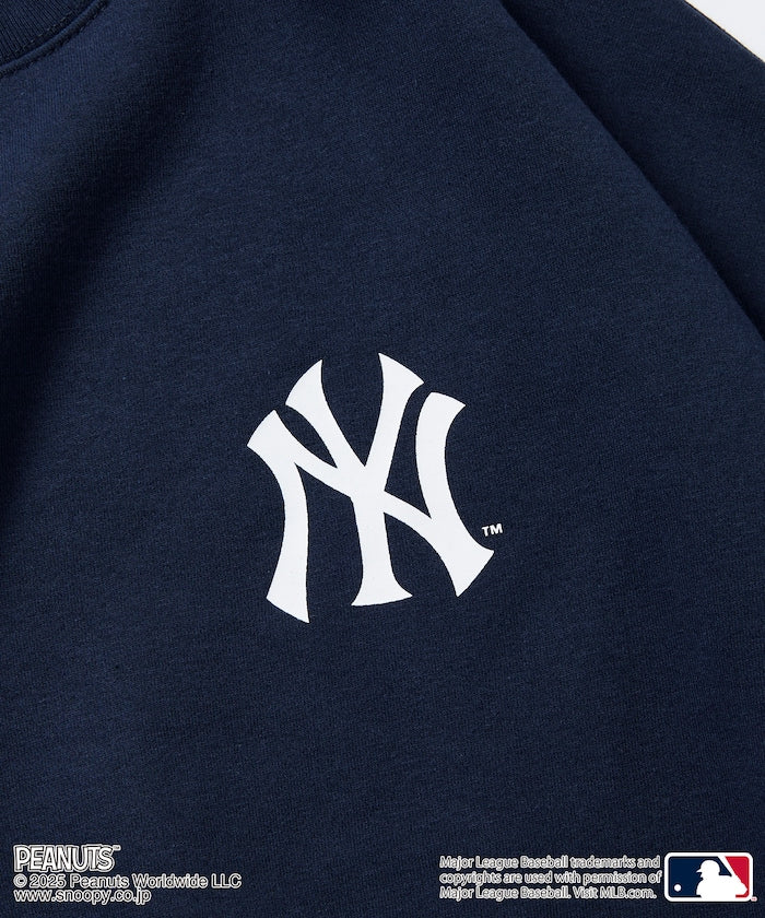 FREAK'S STORE X MLB x PEANUTS Oversized Sweatshirt with Back Print / YANKEES 限定聯名寬版大學T