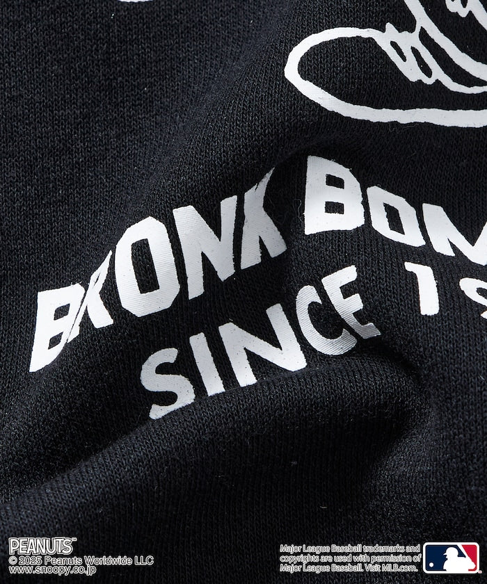 FREAK'S STORE X MLB x PEANUTS Oversized Sweatshirt with Back Print / YANKEES 限定聯名寬版大學T