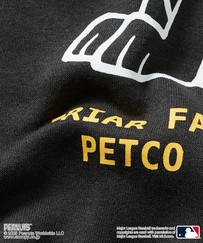 FREAK'S STORE X MLB x PEANUTS Oversized Sweatshirt with Back Print / PADRES 限定聯名寬版大學T