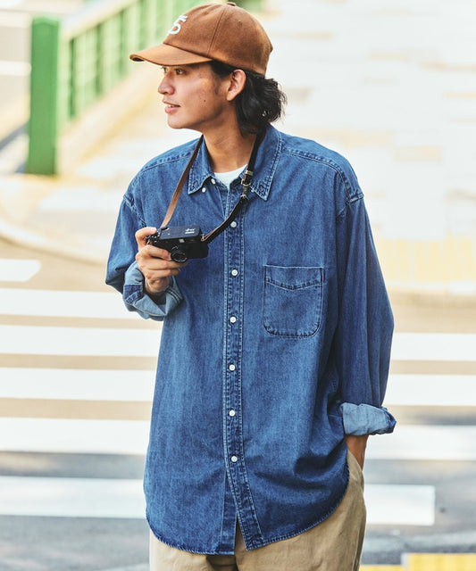 NAUTICA 復古牛仔BD襯衫