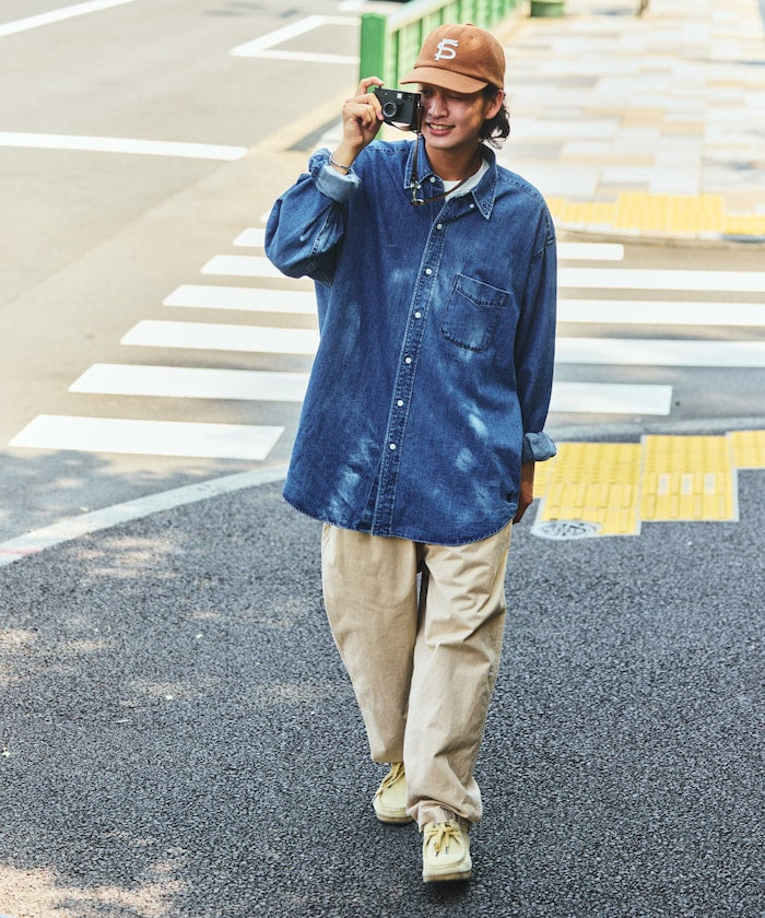NAUTICA 復古牛仔BD襯衫