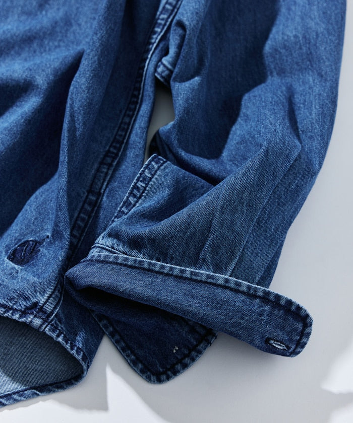 NAUTICA 復古牛仔BD襯衫
