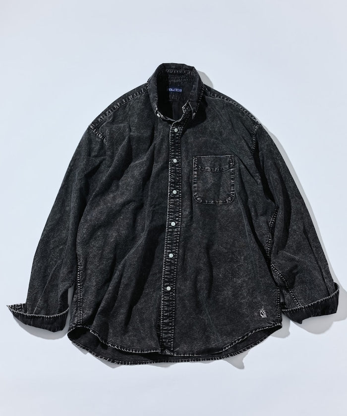 NAUTICA 復古牛仔牛津襯衫