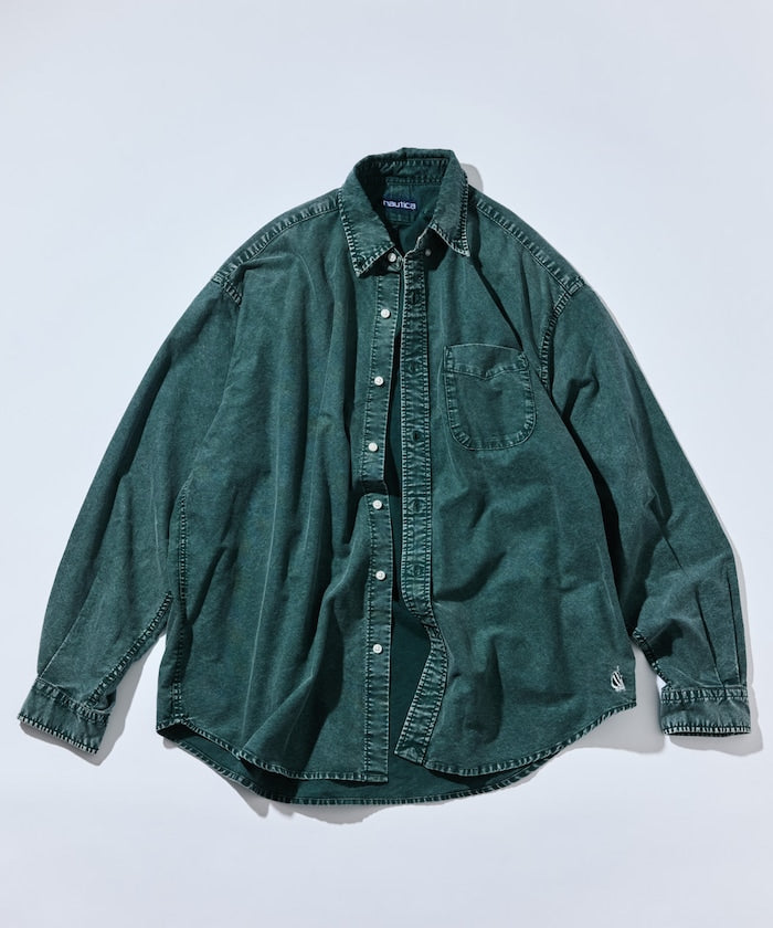 NAUTICA 復古牛仔牛津襯衫