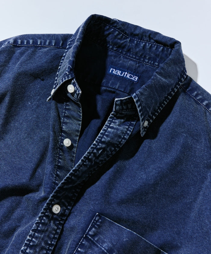NAUTICA 復古牛仔牛津襯衫