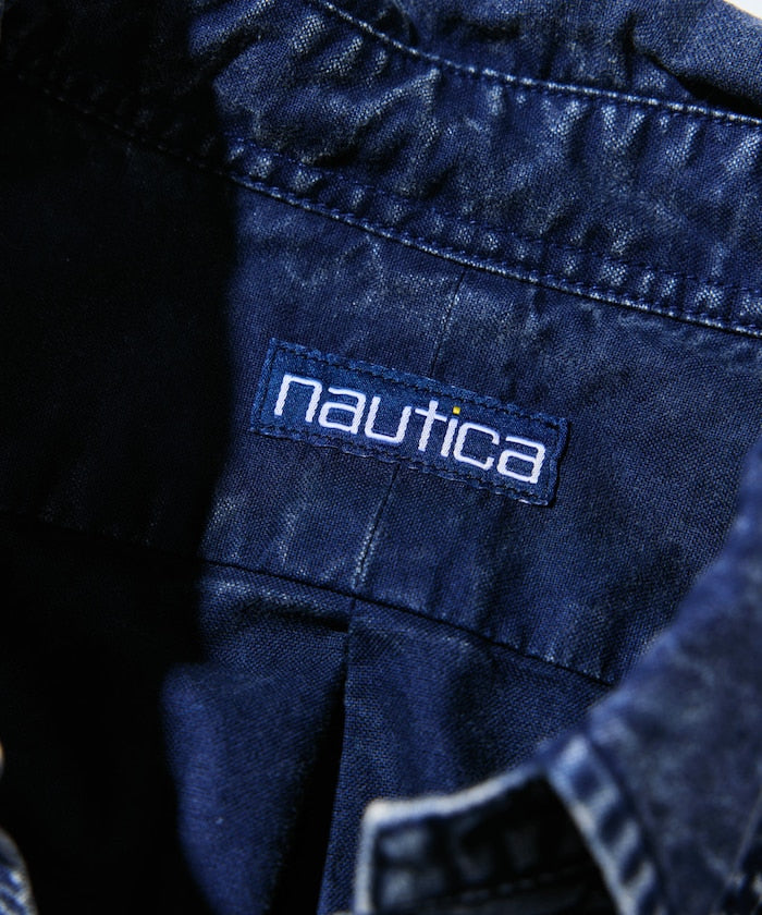 NAUTICA 復古牛仔牛津襯衫