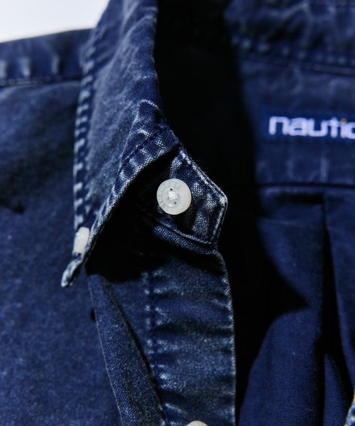 NAUTICA 復古牛仔牛津襯衫
