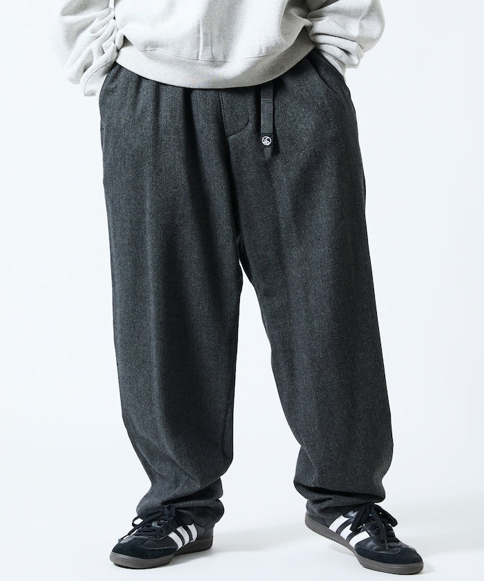 FREAK'S STORE Wide-cut wool-like climbing Pants 寬版羊毛休閒褲