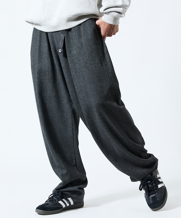 FREAK'S STORE Wide-cut wool-like climbing Pants 寬版羊毛休閒褲