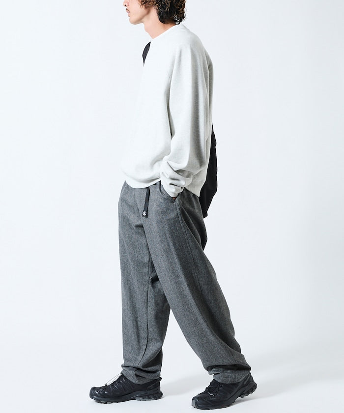 FREAK'S STORE Wide-cut wool-like climbing Pants 寬版羊毛休閒褲