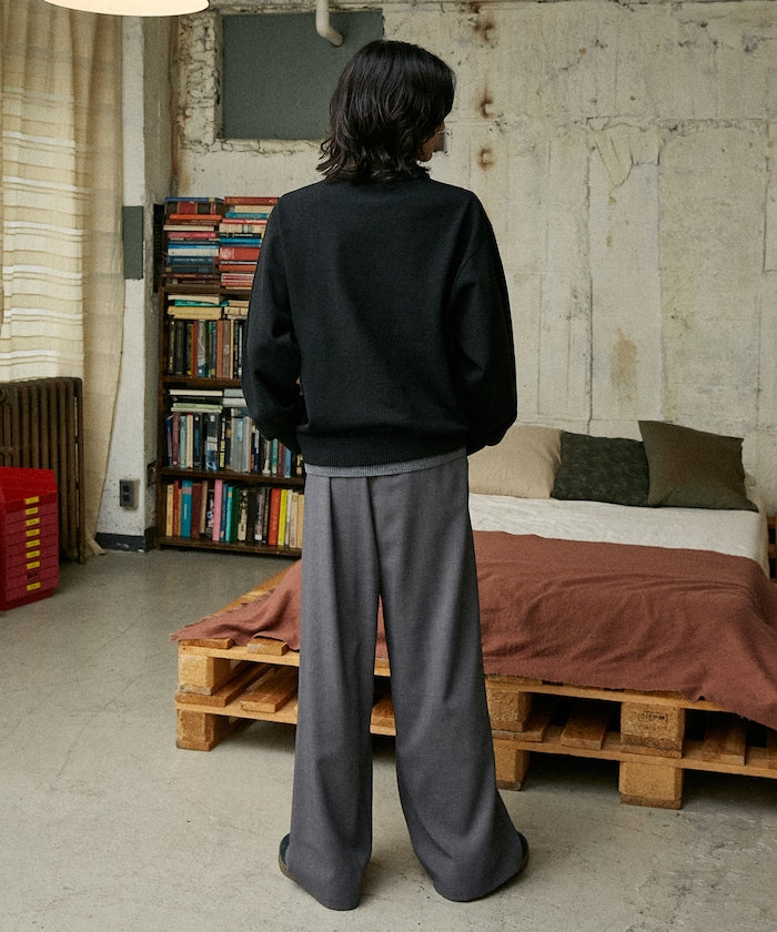 U.S. POLO ASSN. FAKE LAYERED KNIT 長袖刺繡LOGO針織衫