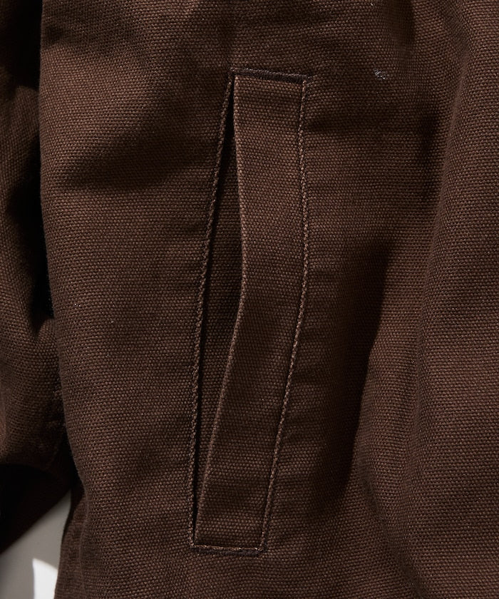 FREAK'S STORE vintage-finished zip-up duck Jacket 復古拉鍊連帽外套