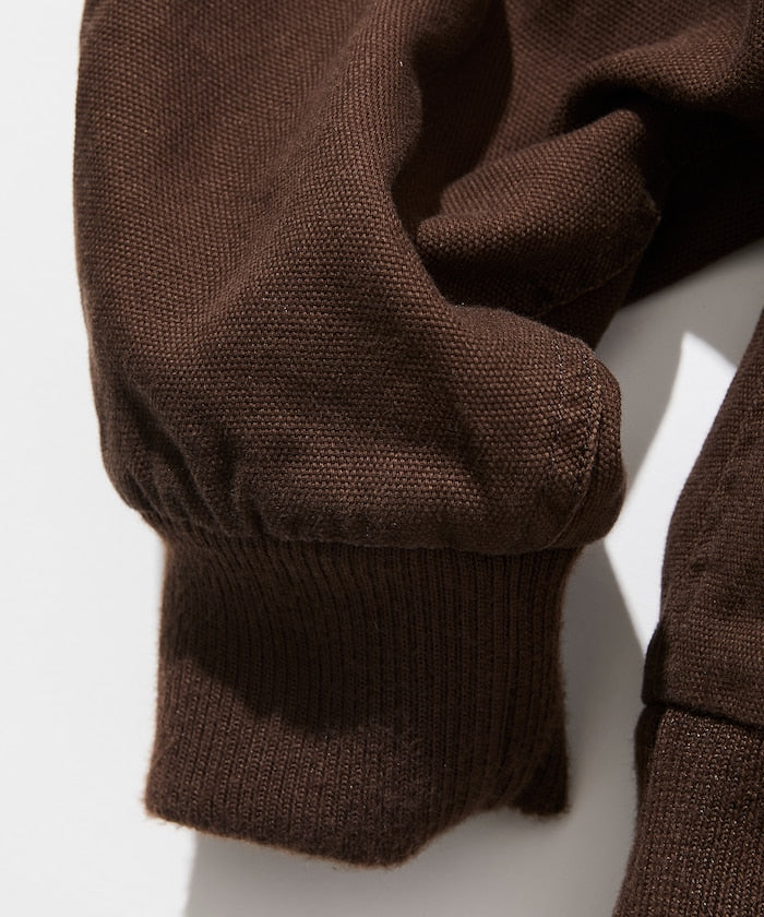 FREAK'S STORE vintage-finished zip-up duck Jacket 復古拉鍊連帽外套