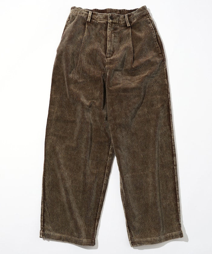 Firsthand Spindle corduroy tuck wide Pants 燈芯絨打褶休閒褲