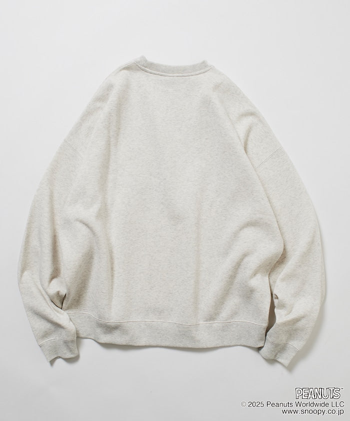 FREAK'S STORE x PEANUTS Charlie Face 限定圓領大學T