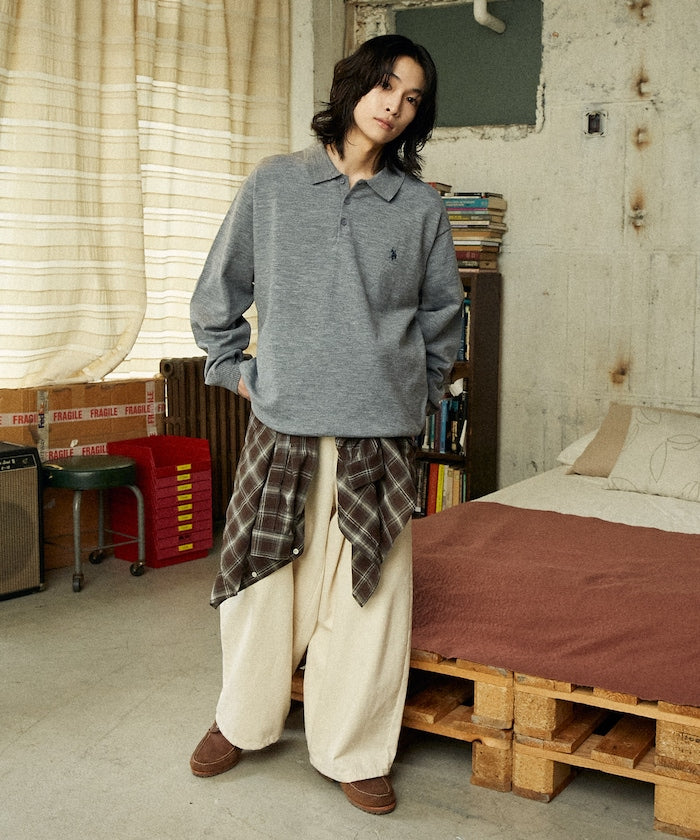 U.S. POLO ASSN. SWEAT LIKE KNIT POLO 長袖針織POLO衫
