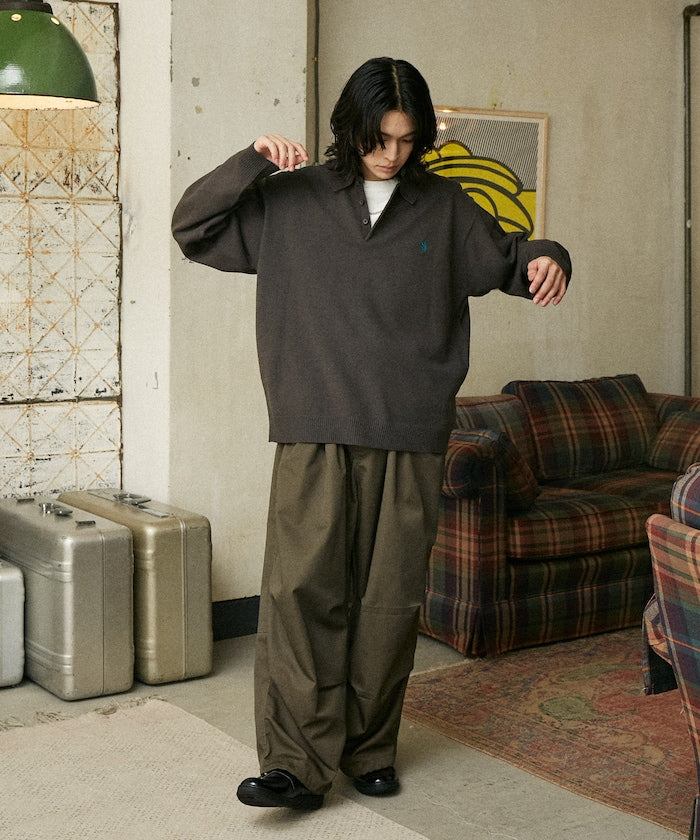 U.S. POLO ASSN. SWEAT LIKE KNIT POLO 長袖針織POLO衫