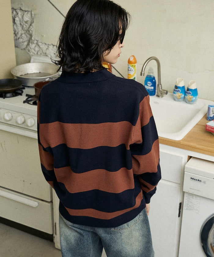 U.S. POLO ASSN. SWEAT LIKE KNIT POLO 長袖針織POLO衫