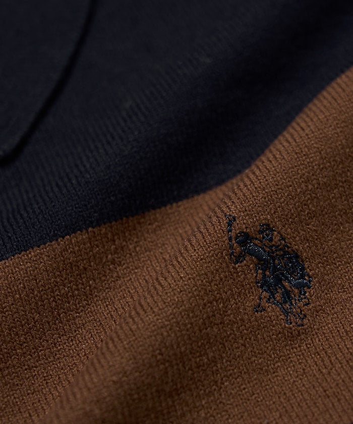 U.S. POLO ASSN. SWEAT LIKE KNIT POLO 長袖針織POLO衫