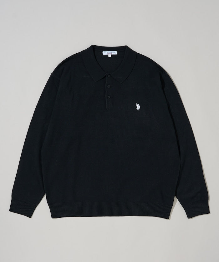 U.S. POLO ASSN. SWEAT LIKE KNIT POLO 長袖針織POLO衫