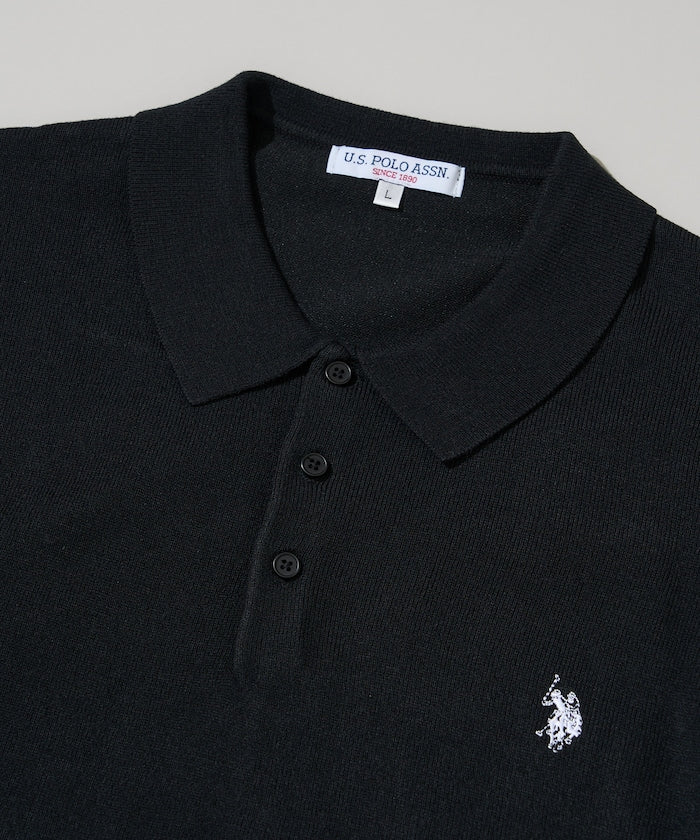 U.S. POLO ASSN. SWEAT LIKE KNIT POLO 長袖針織POLO衫