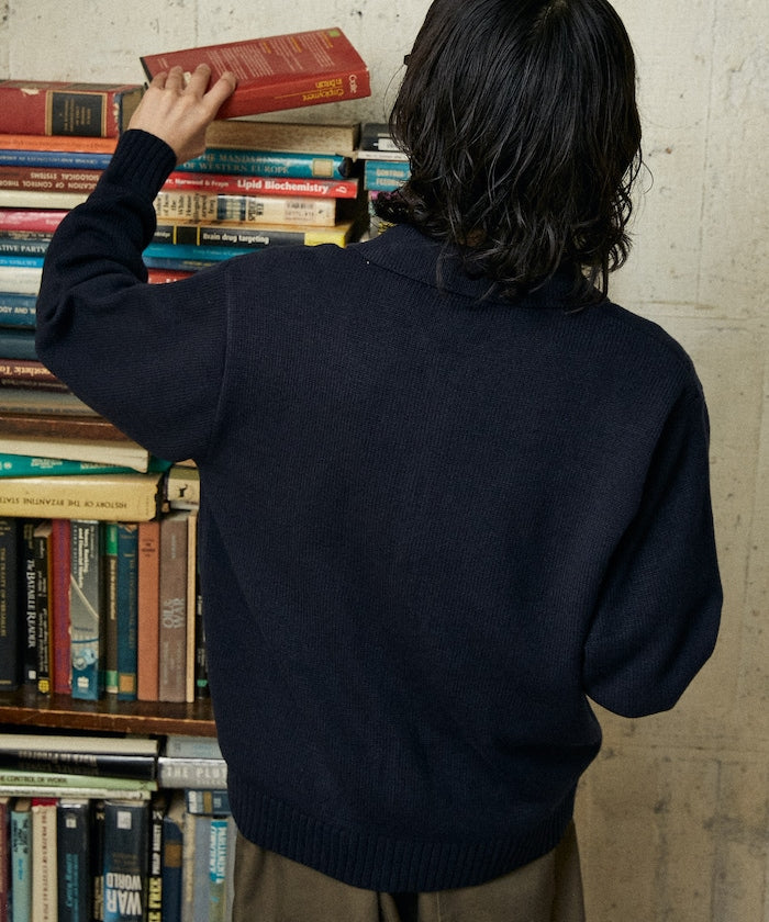 U.S. POLO ASSN. POLO KNIT CARDIGAN 刺繡LOGO POLO針織開襟衫