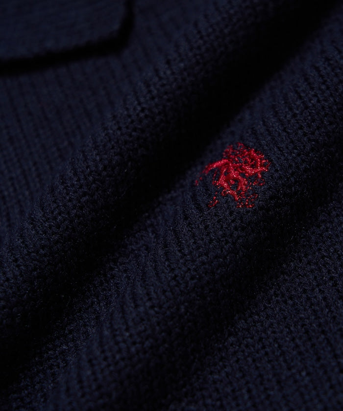 U.S. POLO ASSN. POLO KNIT CARDIGAN 刺繡LOGO POLO針織開襟衫