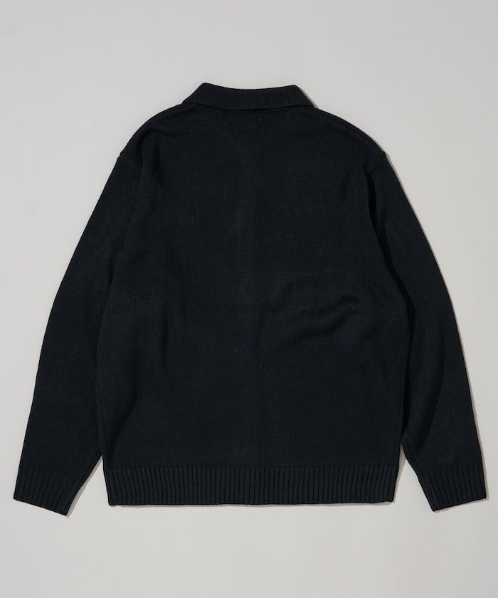 U.S. POLO ASSN. POLO KNIT CARDIGAN 刺繡LOGO POLO針織開襟衫