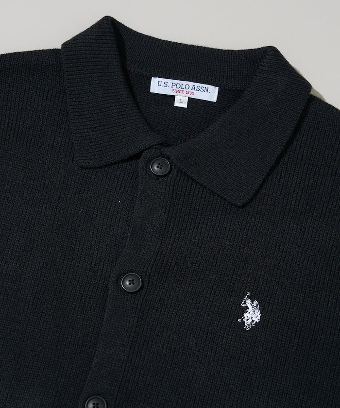U.S. POLO ASSN. POLO KNIT CARDIGAN 刺繡LOGO POLO針織開襟衫