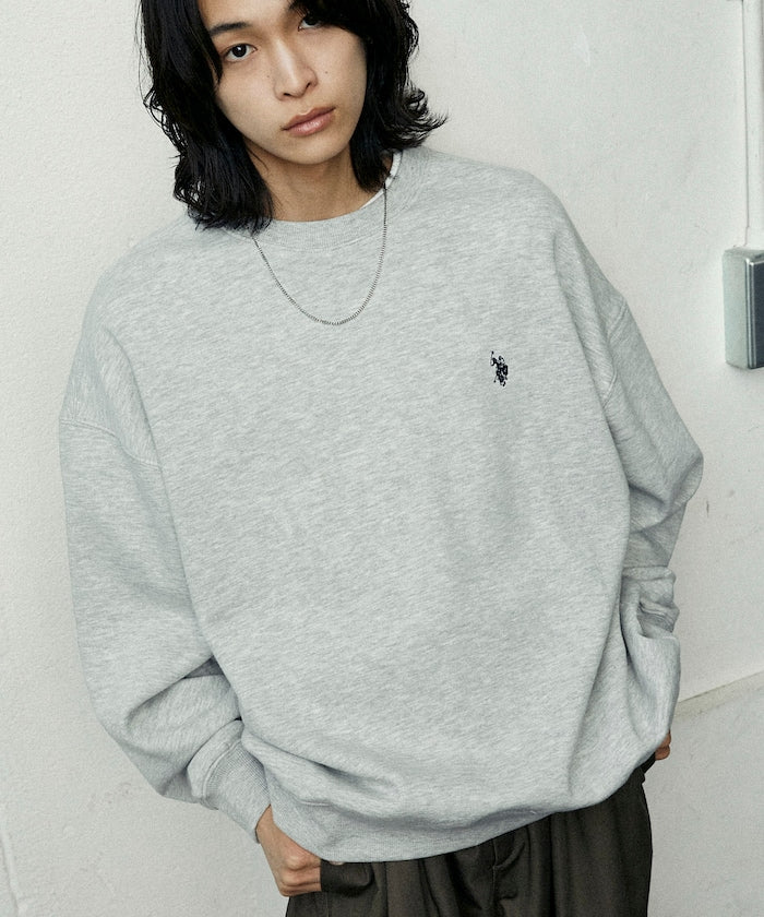 U.S. POLO ASSN. CREW NECK SWEAT 長袖圓領運動大學T【預約商品 | 2025/09下旬出貨】