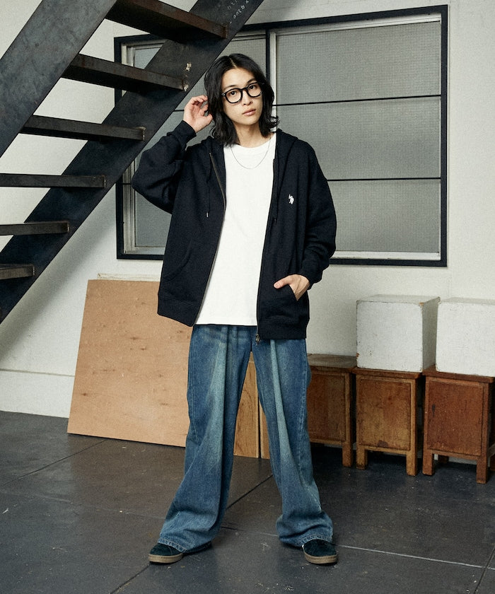 U.S. POLO ASSN. FULL ZIP HOODIE 拉鍊連帽外套【預約商品 | 2025/09下旬出貨】