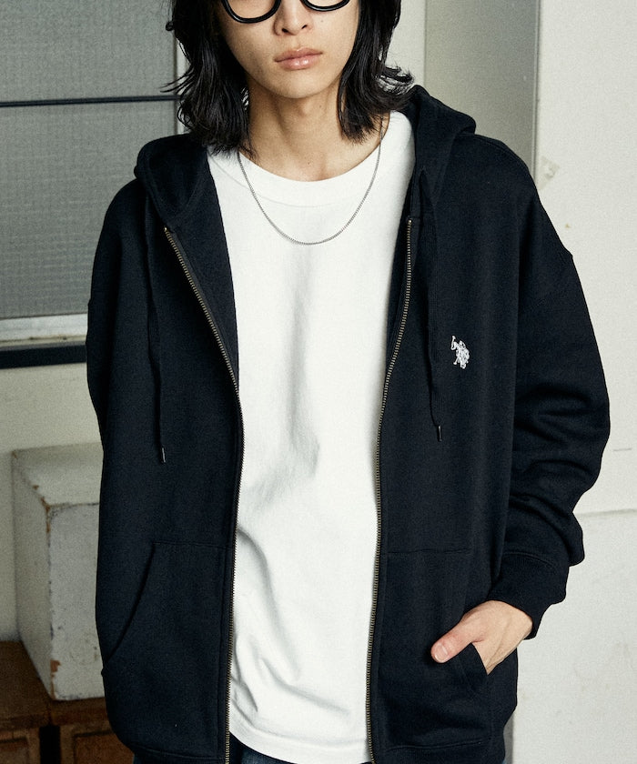 U.S. POLO ASSN. FULL ZIP HOODIE 拉鍊連帽外套【預約商品 | 2025/09下旬出貨】