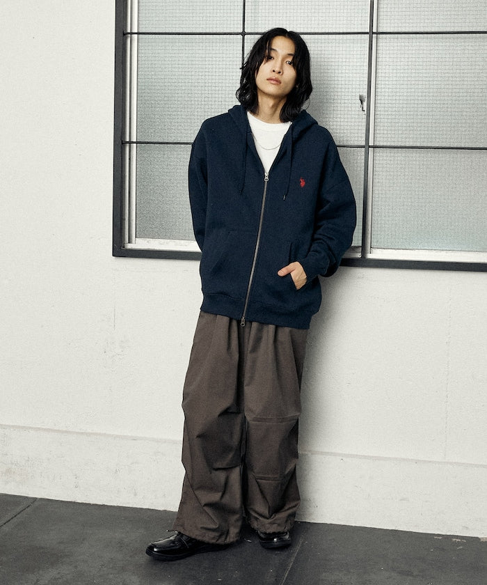 U.S. POLO ASSN. FULL ZIP HOODIE 拉鍊連帽外套【預約商品 | 2025/09下旬出貨】