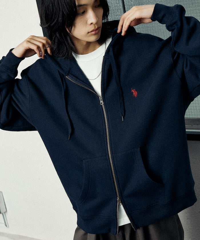 U.S. POLO ASSN. FULL ZIP HOODIE 拉鍊連帽外套【預約商品 | 2025/09下旬出貨】
