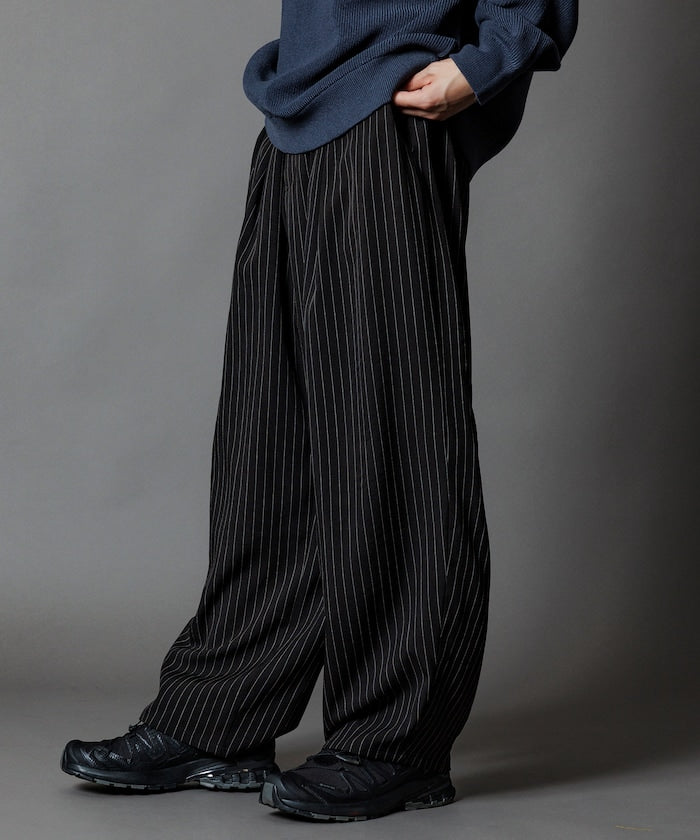FREAK'S STORE Wide silhouette barrel leg Slacks Pants 寬版休閑西裝褲【預約商品 | 2025/10上旬出貨】