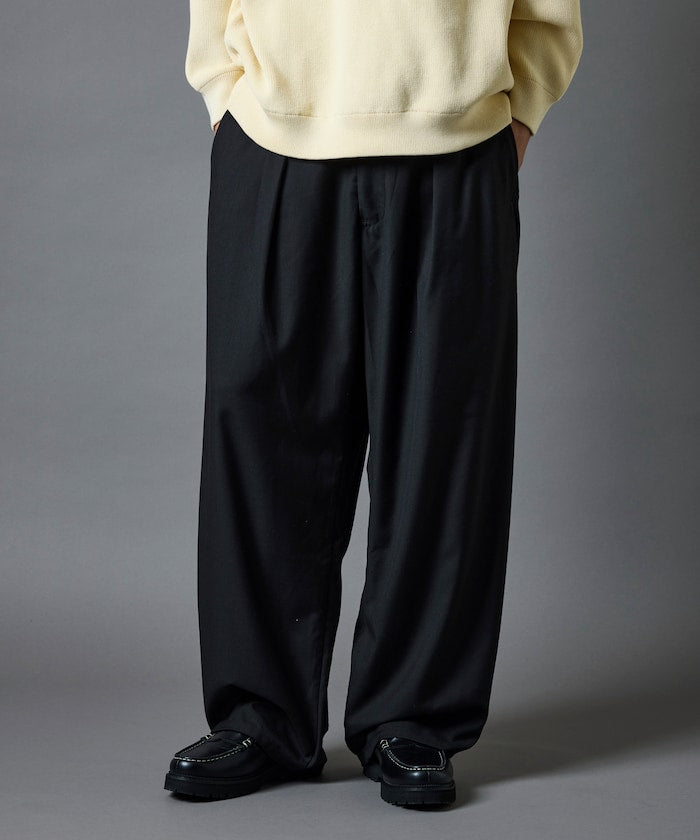 FREAK'S STORE Wide silhouette barrel leg Slacks Pants 寬版休閑西裝褲【預約商品 | 2025/10上旬出貨】