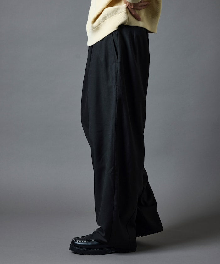 FREAK'S STORE Wide silhouette barrel leg Slacks Pants 寬版休閑西裝褲【預約商品 | 2025/10上旬出貨】