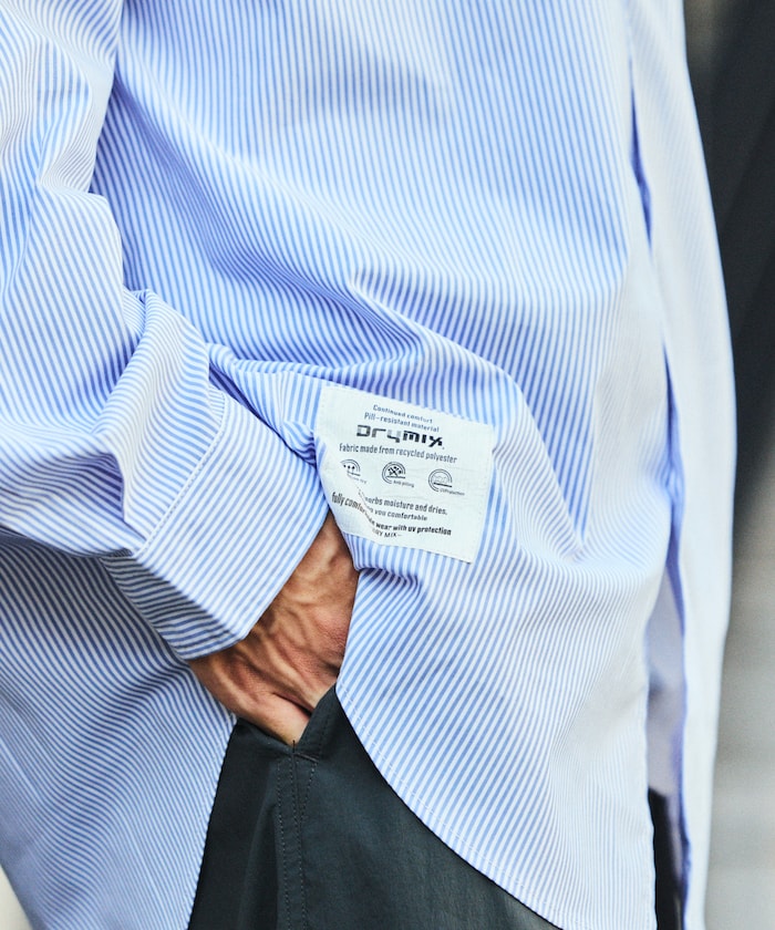 FREAK'S STORE Drymix(R) Relaxed Fit Regular Collar Shirt 寬版長袖襯衫