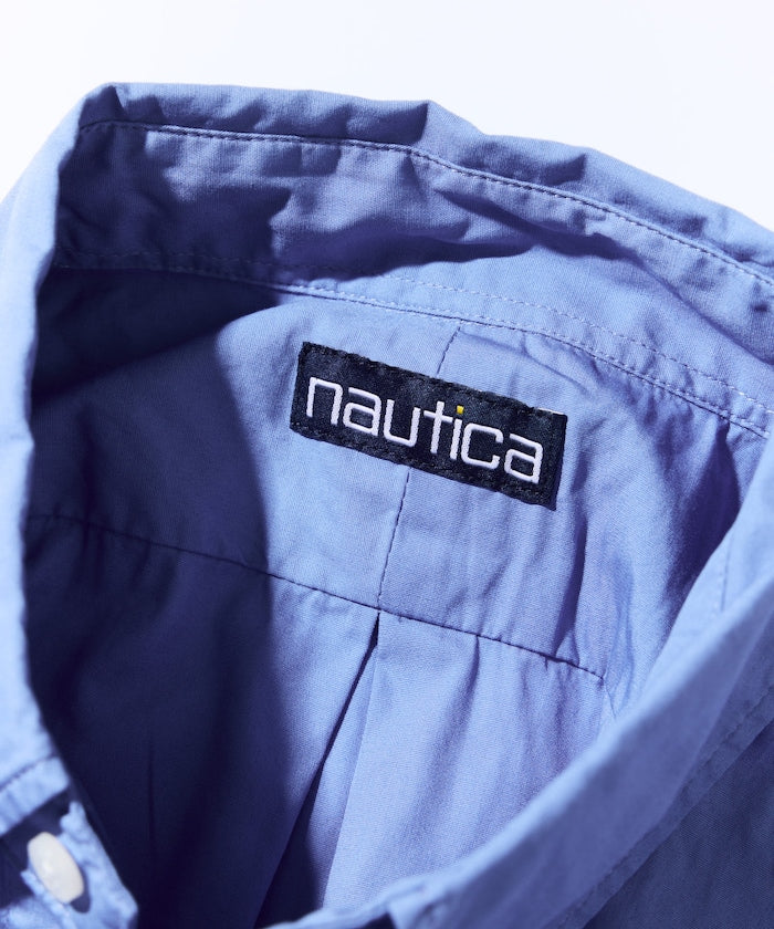 NAUTICA 復古BD寬版長袖襯衫