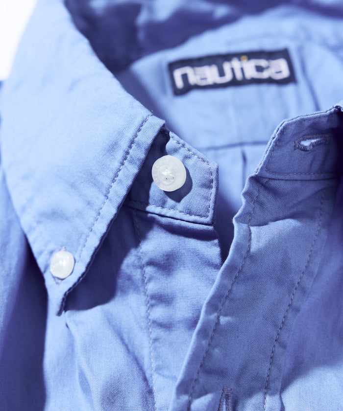 NAUTICA 復古BD寬版長袖襯衫