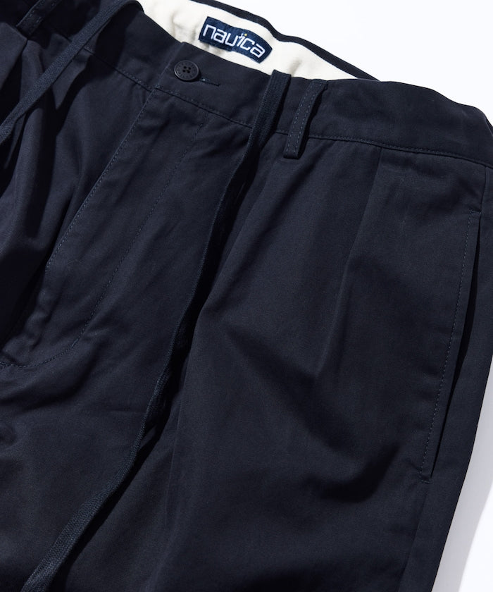 NAUTICA 復古雙摺休閒長褲