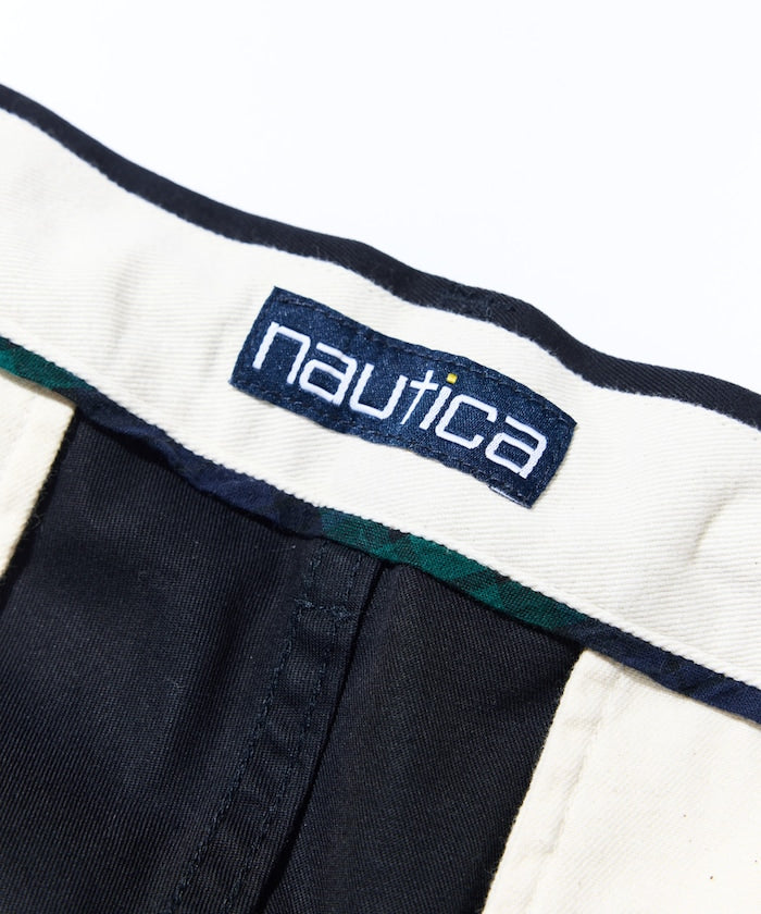 NAUTICA 復古雙摺休閒長褲
