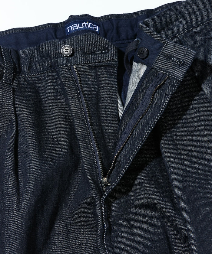 NAUTICA 復古雙摺牛仔長褲