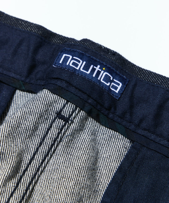 NAUTICA 復古雙摺牛仔長褲