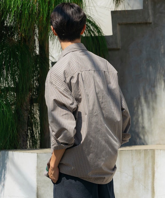 FREAK'S STORE x Foxfire fishing pocket long sleeve check shirt 長袖格紋口袋襯衫