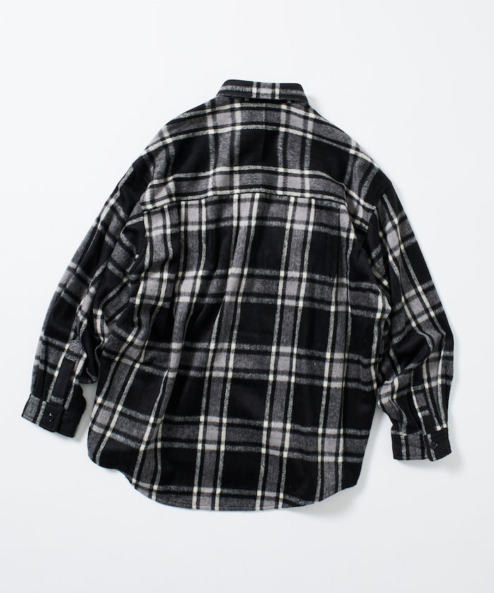FREAK'S STORE Relax Fit Heavy Flannel Check Shirt 寬版重磅法蘭絨格紋襯衫