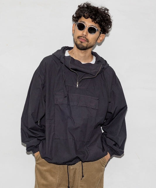 HINSON 限定 寬版抽繩半開襟拉鍊防寒上衣