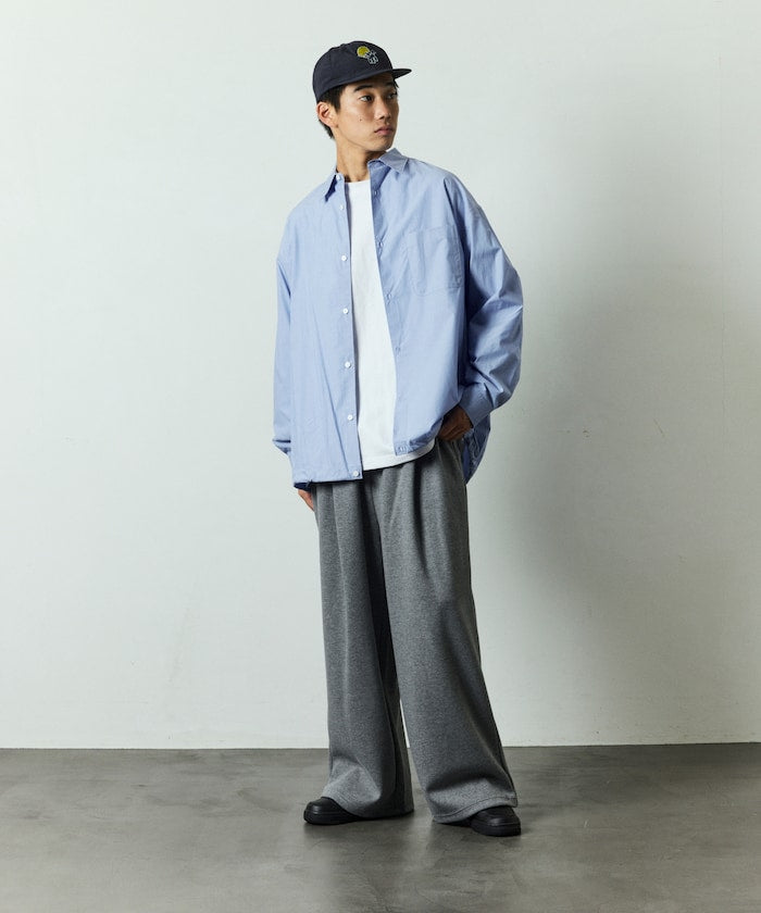 FREAK'S STORE Wide silhouette bonded Pants 休閒運動褲